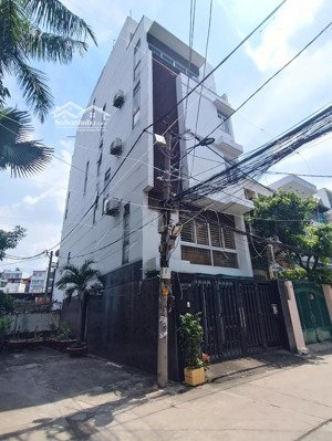 toà nhà văn phòng 6 tầng đường cmt8 - cư xá bắc hải khu nội bộ (5.2x 19m) tdtsd: 433m2, giá 23.5 tỷ