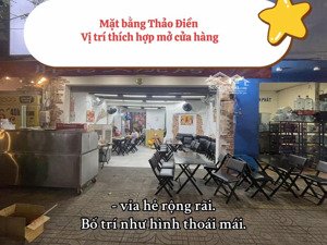 cửa hàng trà sữa, quán ăn, văn phòng - 35 triệu/ tháng - ngay mặt tiền thảo điền, liên hệ kẻo bỏ lỡ