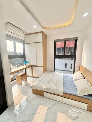 tòa chdv phố giảng võ, 73m, 7 tầng, 18 phòng, thang máy, đầy đủ pccc, khu vực cho thuê cực tốt