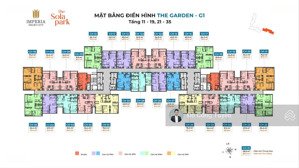 chính chủ bán căn 1pn+1 43m2 giá rẻ nhất thị trường sola, tòa g1 hướng đb tầng trung, full nội thất