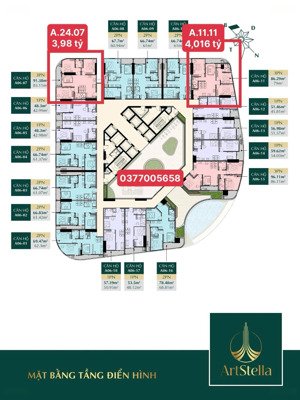 suất nội bộ căn 3pn 92m2 mua trực tiếp cđt, chiết khấu thêm 1,5% và 30tr dự án artstella