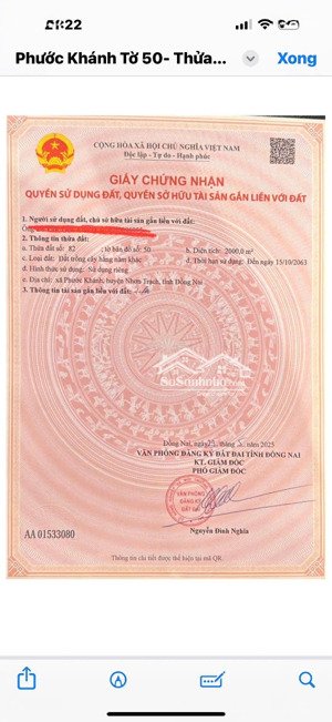 bán trang trại khu nghỉ dưỡng tại xã phước khánh, nhơn trạch, đồng nai, 1,8 tỷ, 2000 m2