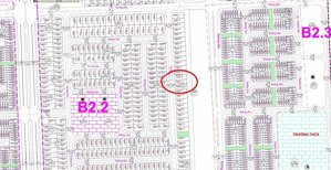 bán biệt thự khu b2.2 khu đô thị thanh hà, 2 mặt thoáng, đường 17m2