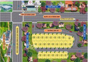 chỉ 2tỷ2/100m2 full thổ cư đất nền phú cát, cnc
hòa lạc, mặt tiền 7.2m bao phí, sẵn sổ