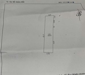 bán 104m2 đất tại nguyễn chính- hoàng mai, mặt đường oto tránh.
