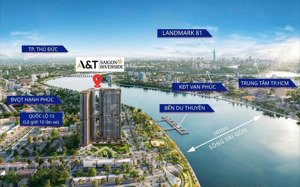 sài gòn a&t riverside tầm view triệu đô, giá chỉ từ 1,9 tỷ
