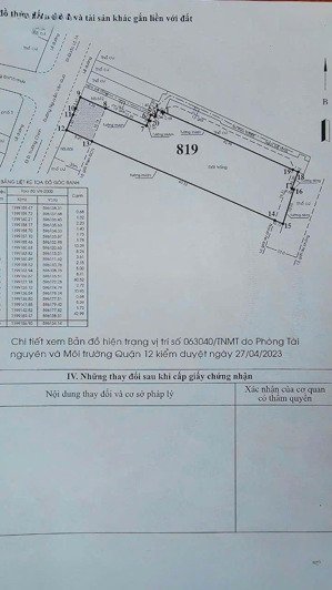 bán đất mặt tiền nguyễn văn quá dt 1032m2 tặng bản vẽ xd cao ốc văn phòng 9 lầu