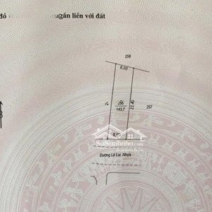 mặt tiền lê lai - lộc ninh cung đường đẹp gần sân bay đồng hới ( 143,7m2 ). lh: 