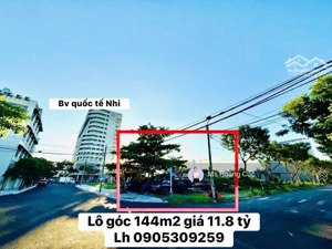 lô góc khu bộ đội, dt 144m2 giá tốt 11.8 tỷ - chính chủ lv. góc 2 đường 7m5