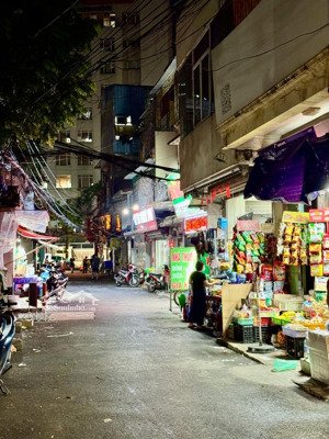 bán nhà mặt chợ phương mai - ngõ ô tô kinh doanh sầm uất - thông các ngả - ô chờ thang máy sẵn