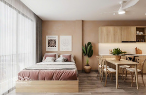 phòng studio đầy đủ nội thất trung kính, vincom center trần duy hưng