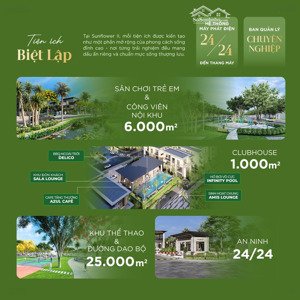 biệt thự sunflower ii giá gốc ngay trung tâm thành phố mới siêu phường bình dương chỉ 45tr/m2 (vat)