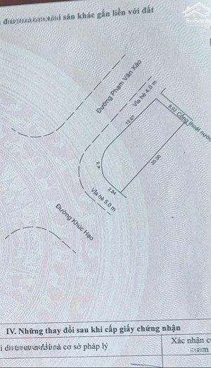 bán lô góc ngã tư đường khúc hạo và đường 7.5m.diện tích đất 164m2 ngang 8m