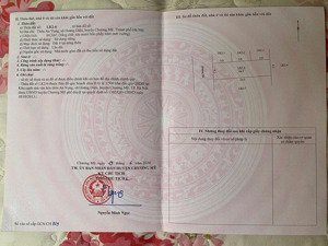 64,5m2 an vọng - hoàng diệu - chương mỹ - hn xe ô tô chạy quanh đất, xe đỗ ngày đêm cách đường m