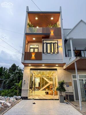 Nhà 1 trệt 2 lầu hướng đông nam Khu Dân Cư Hồng Loan 6A