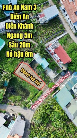 bán đất nở hậu phong thuỷ tốt, sẵn kho, nhà xưởng tại xã diên an, diên khánh, khánh hòa