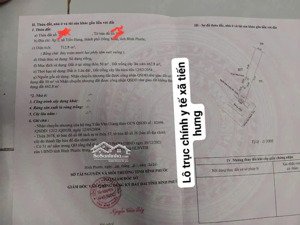 cơ hội sở hữu lô đất rộng rãi tại xã tiến hưng, đồng xoài, bình phước.