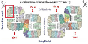 e bán căn 70m thiêt kế 3 pn 2 vs ruby3 phúc lợi .căn góc lh 