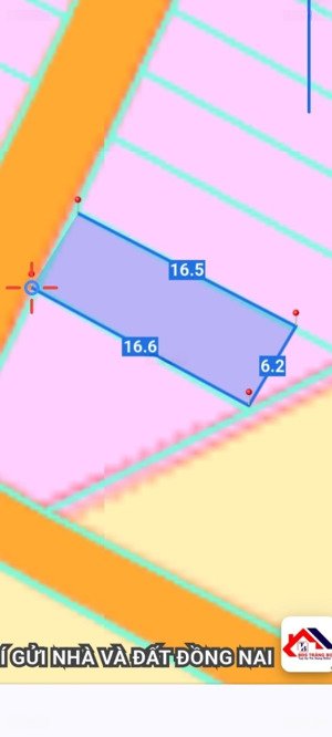 hạ bán gấp lô đất sh thổ cư 100% dt 6 x 16,6m = 113m2 canh khu tđc bình minh, trảng bom, giá 999tr