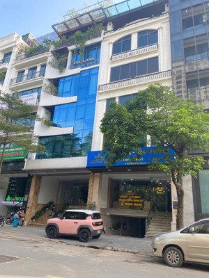 toà văn phòng hiện đại mặt phố nguyễn quốc trị . dt 110m2, 1 hầm, 5 nổi, mt 7m. giá 80 triệu (thg)