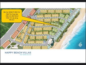 bán gấp biệt thự song lập happy beach tại novaworld hồ tràm, cách biển 1 bước chân.