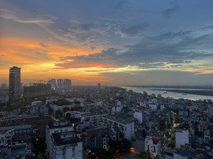 bán căn hộ view sông hồng, ngắm hoàng hôn ở phú thượng, tây hồ