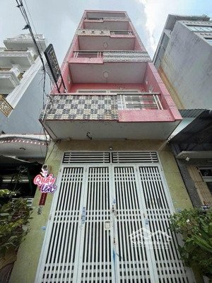 nhà 5 tấm 12 phòng 8m đường nhựa khu lê văn quới