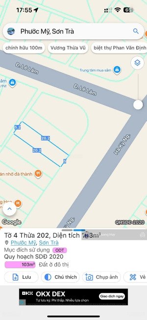 lô đất đẹp đường hà kỳ ngộ gần tòa tháp đôi sungroup, sơn trà