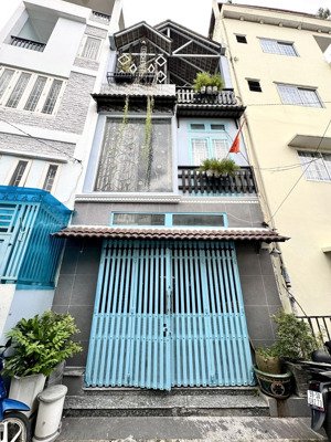 hẻm xe hơi thông sát mặt tiền tăng bạt hổ bình thạnh | 50m2(4.6 x11) a4 - 3 tầng - 3pn | 10.5 tỷ