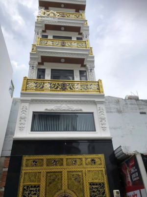 bán nhà. siêu phẩm 18 b , 52 m2(4,5x12) 5 tầng. hẽm ô tô. giá 7,4 tỷ - kết cấu nhà 5 tầng btct ki