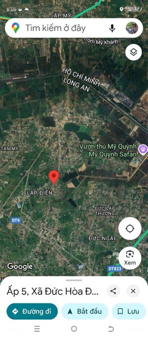 bán đất 5x35m (175m2) tân mỹ, đức hòa đông, long an, 1,5tỷ