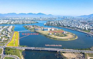 đất nền biệt thự mặt sông - 2 mặt tiền đường trước sau - sát đường minh mạng trục thông biển