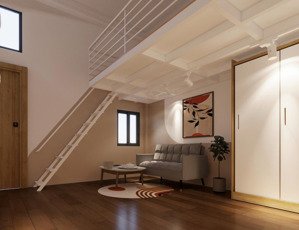 căn hộ gác cao, cửa sổ thoáng, thuận tiện di chuyển các quận