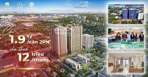 booking ngay nhận ưu đãi 2pn chỉ từ 300tr/căn. 10 suất đầu tiên nhận full nội thất. 
