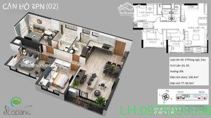 bán căn hộ sky oasis - siêu phẩm view đảo 3pn | 97m² | full đồ mới