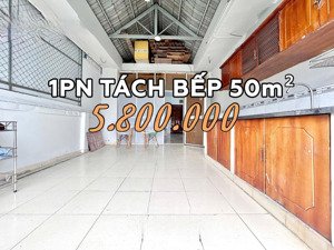 studio 1pn: 50m2 tại nguyễn văn đậu, bình thạnh - tách bếp thoáng sáng