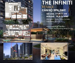 chính chủ độc quyền căn hộ 3pn 121m2 infiniti view phú mỹ hưng căn góc t11-23-06 10,8 tỉ vnđ
