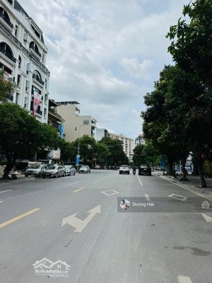 bán nhà mặt phố nguyễn phong sắc nghĩa tân dt 98m mt 6m- lô góc vỉa hè ô tô đỗ - xây vp kd