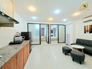 căn hộ 2pn: 60m2 huỳnh văn bánh, p 9, phú nhuận - phòng khách rộng rãi