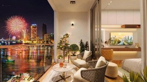 chính chủ cần bán gấp căn 2pn peninsula, view trực diện sông, view pháo hoa, hướng sông hàn