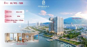 cần bán căn 1pn tầng 19 view trực diện sông hàn peninsula đà nẵng giá cực tốt