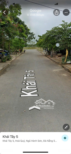 bán lô đất đẹp đường khái tây 5, hòa quý, ngũ hành sơn, đà nẵng