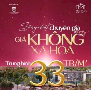 booking 30tr - sở hữu căn hộ maison grand vị trí đắc địa trung tâm phú mỹ, tiềm năng tăng giá cao