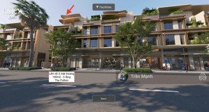 khan hiếm! nhà liền kề 160m2 xẻ khe 3 mặt thoáng. trục chính 25m the fullton ocean city