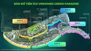 nhà biệt thự, liền kề tại vinhomes green paradise booking 100tr có hoàn lại lh: mr quý