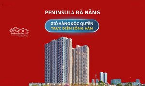 độc quyền quỹ căn hộ 2pn view chính diện sông hàn - peninsula đà nẵng