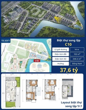 chính chủ bán căn biệt thự song lập khang điền nhận nhà ở liền, vay không lãi suất 30 tháng