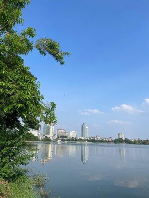 nhà đẹp đẳng cấp-ba bước ra hồ-7 tầng thang máy -full nội thất nhập khẩu-mặt tiền rộng-ngõ thông ô