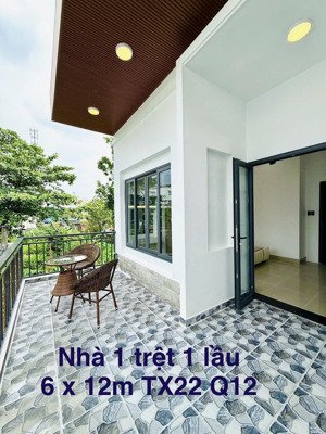 nhà 6x12m thạnh xuân, 1 trệt 1 lầu full nội thất 4.58 tỷ. lh o93.213.oo68