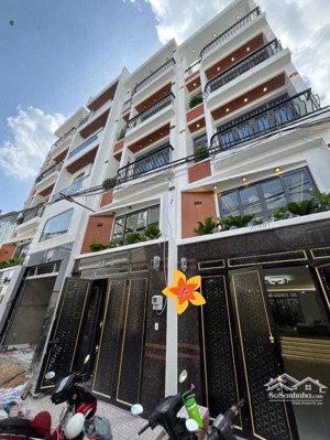 bán nhà 5 tầng, 4x17m, xậy mới 100%, hương lộ 2, ngã tư bốn xã, tặng full nội thất, hẻm xe tải.